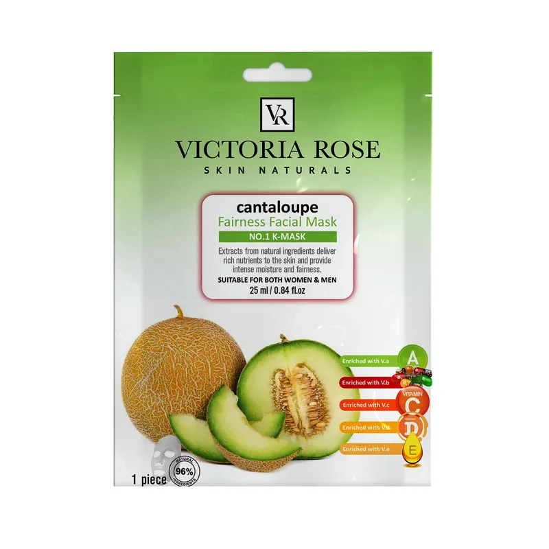    ماسک صورت ویکتوریا رز مدل Cantaloupe حجم 25 میلی لیتر بسته 50 عددی - تصویر 2