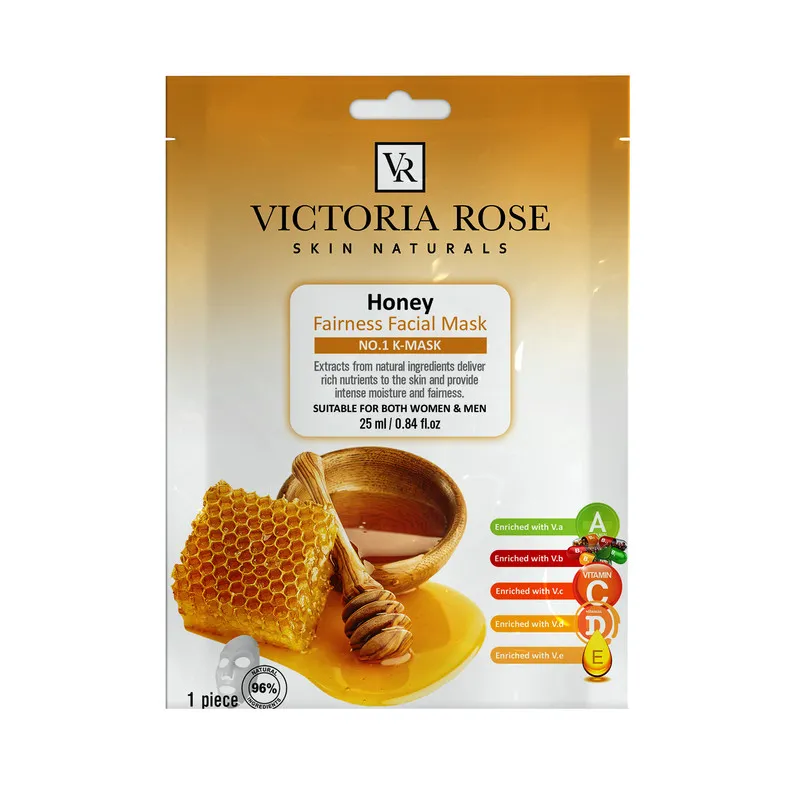 ماسک صورت ویکتوریا رز مدل Honey حجم 25 میلی لیتر بسته 50 عددی - تصویر 2