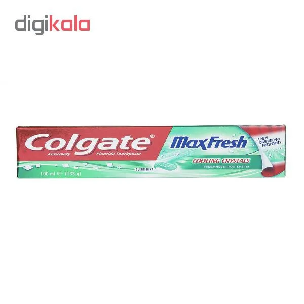 خمیر دندان کلگیت مدل Max Fresh Green حجم 100 میلی لیتر - تصویر 3