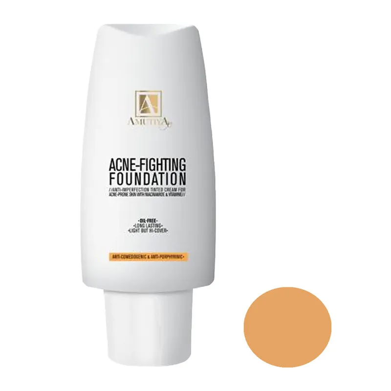 کرم پودر آموتیا مدل Acne_Fighting شماره 420 حجم 30 میلی لیتر - تصویر 2