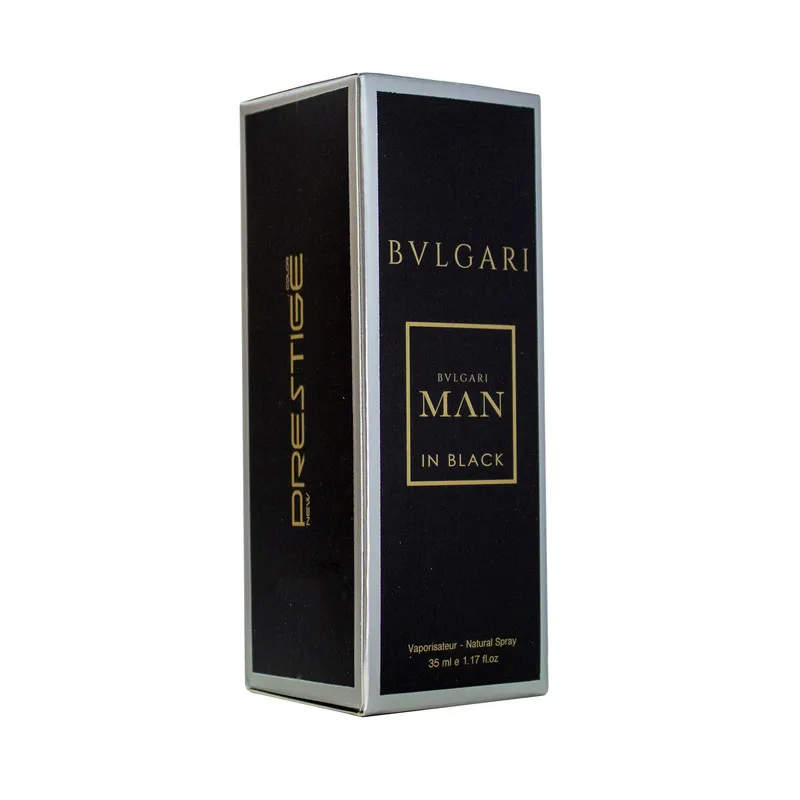 عطر جیبی مردانه پرستیژ مدل Bvlgari Man In Black  حجم 35 میلی لیتر - تصویر 4