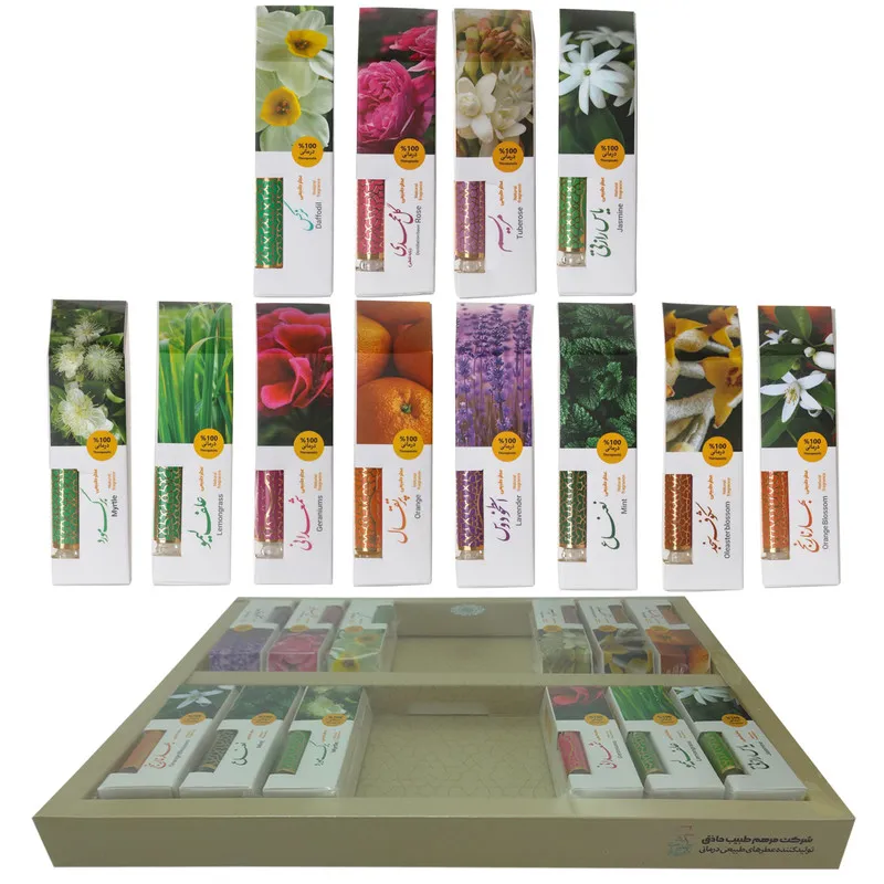 عطر جیبی مرهم طبیب مدل 11011070 حجم 1میلی لیتر بسته 12 عددی - تصویر 3