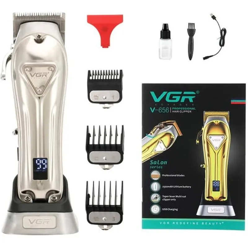 ماشین اصلاح موی سر و صورت وی جی ار مدل v-656 - تصویر 2