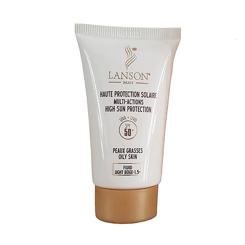 کرم ضدآفتاب رنگی لانسون SPF50 مدل مولتی اکشن شماره 1.5، مناسب پوستهای چرب، حجم 40 میلیلیتر - تصویر 3