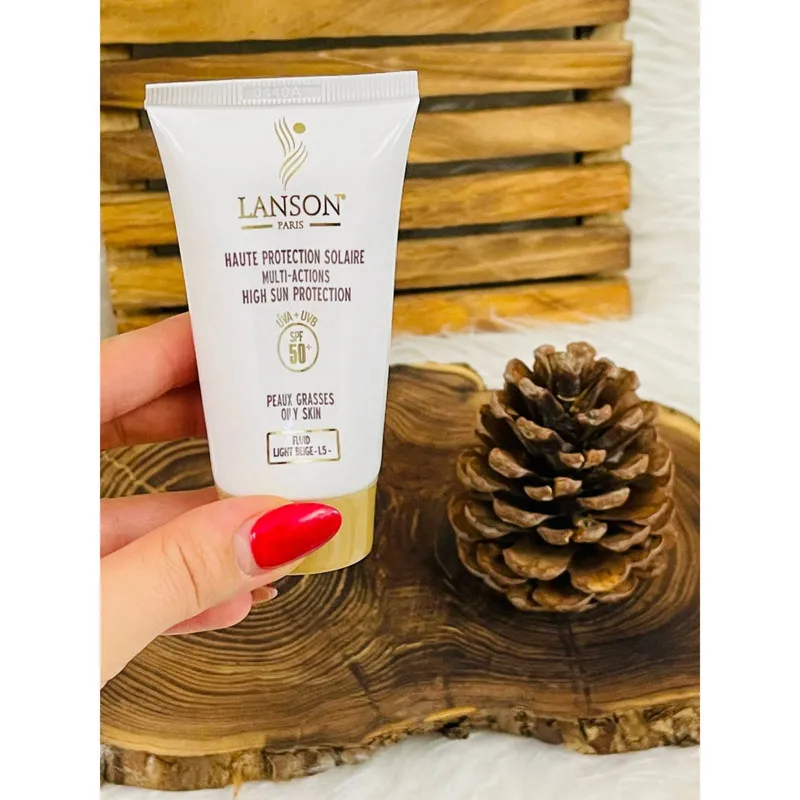 کرم ضدآفتاب رنگی لانسون SPF50 مدل مولتی اکشن شماره 1.5، مناسب پوستهای چرب، حجم 40 میلیلیتر - تصویر 6