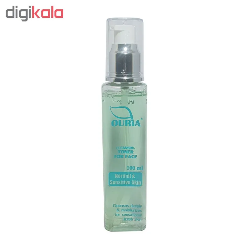 تونر صورت اوریا مدل Normal and Sensitive Skin حجم 100 میلی لیتر - تصویر 2