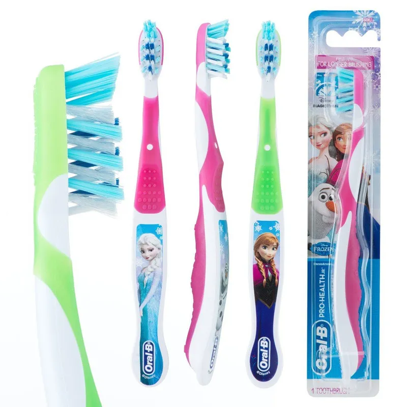 مسواک کودک اورال-بی مدل STAGES +8 FROZEN با برس نرم - تصویر 2