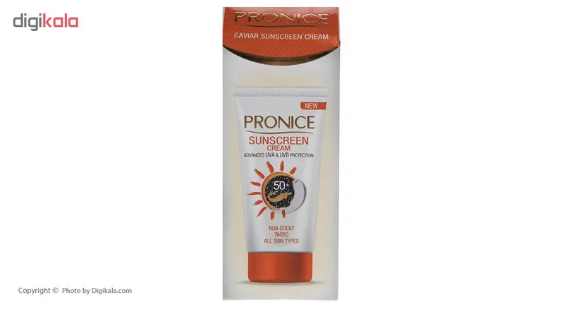 کرم ضد آفتاب پرونایس مدل Medium Beige Caviar حجم 50 میلی لیتر - تصویر 2