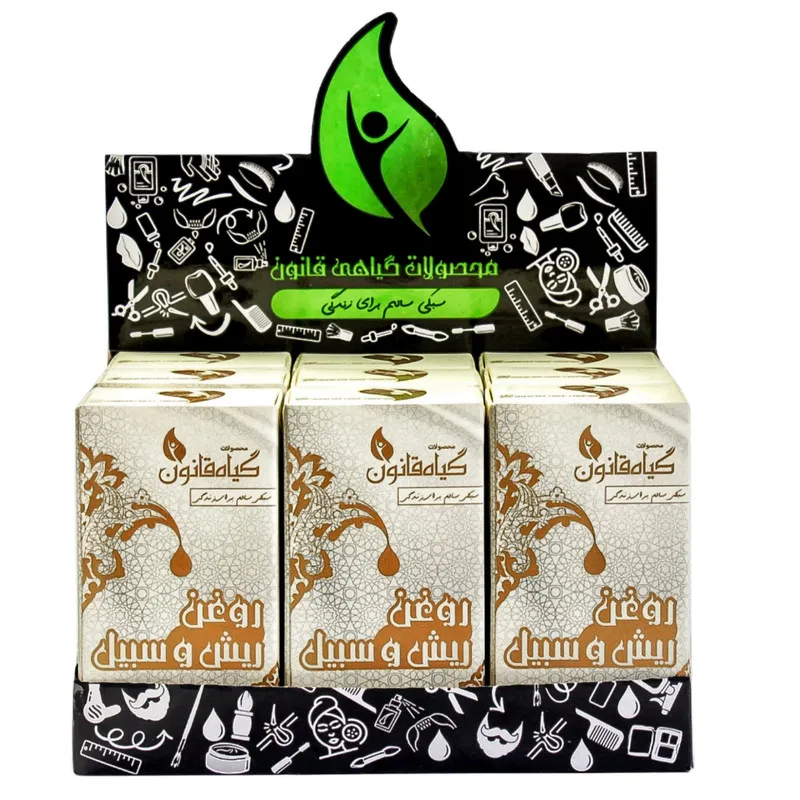 روغن ریش و سبیل گیاه قانون مدل 9 حجم 30 میلی لیتر مجموعه 9 عددی - تصویر 2