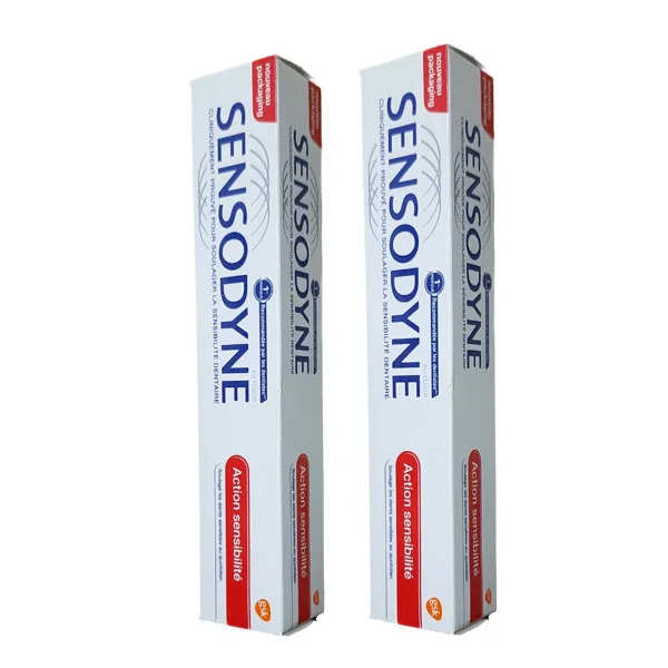 خمیر دندان سنسوداین مدل sensibilite حجم 75 میلی لیتر بسته 2 عددی - تصویر 2