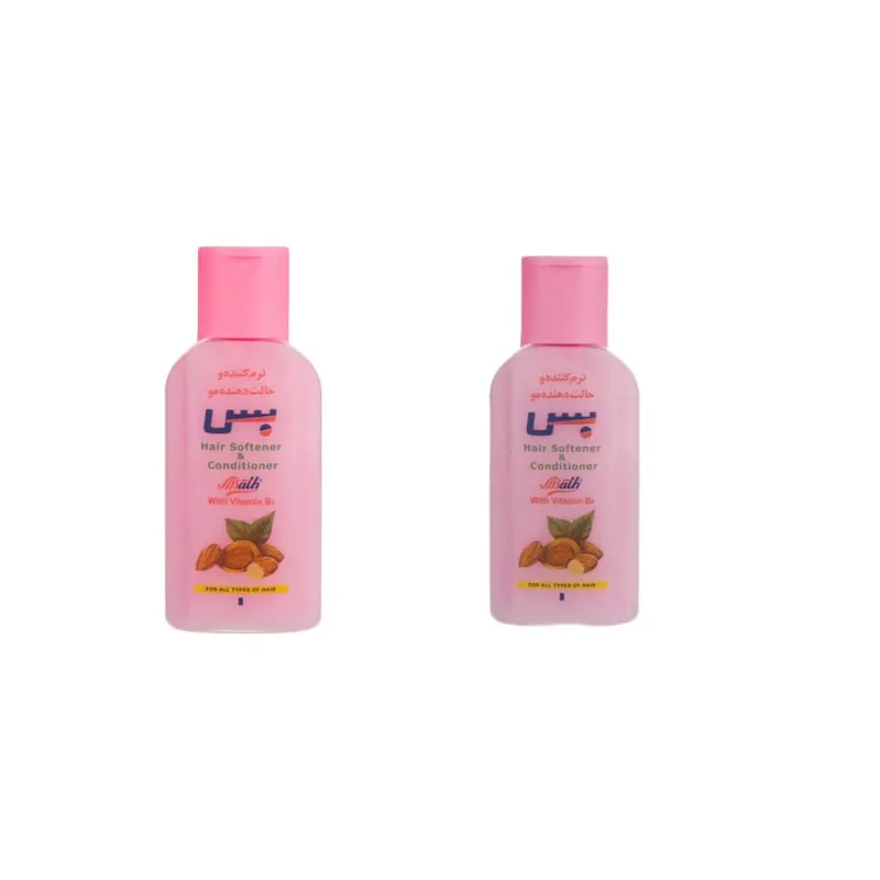 نرم کننده مو بس مدل Almond حجم 250 میلی لیتر مجموعه 2 عددی - تصویر 2