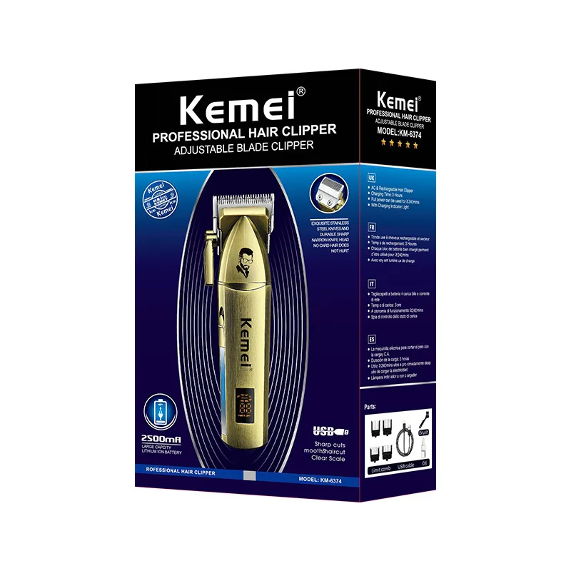 ماشین اصلاح موی سر و صورت کیمی مدل KM-6374 - تصویر 5