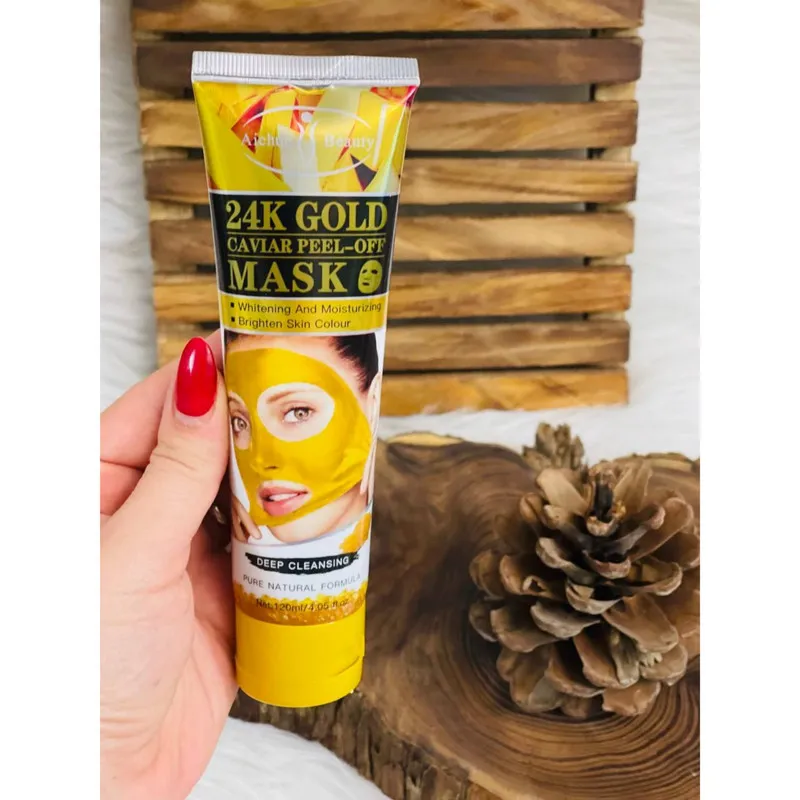 ماسک صورت آیچون بیوتی مدل 24k golld حجم 120 میلی لیتر - تصویر 4