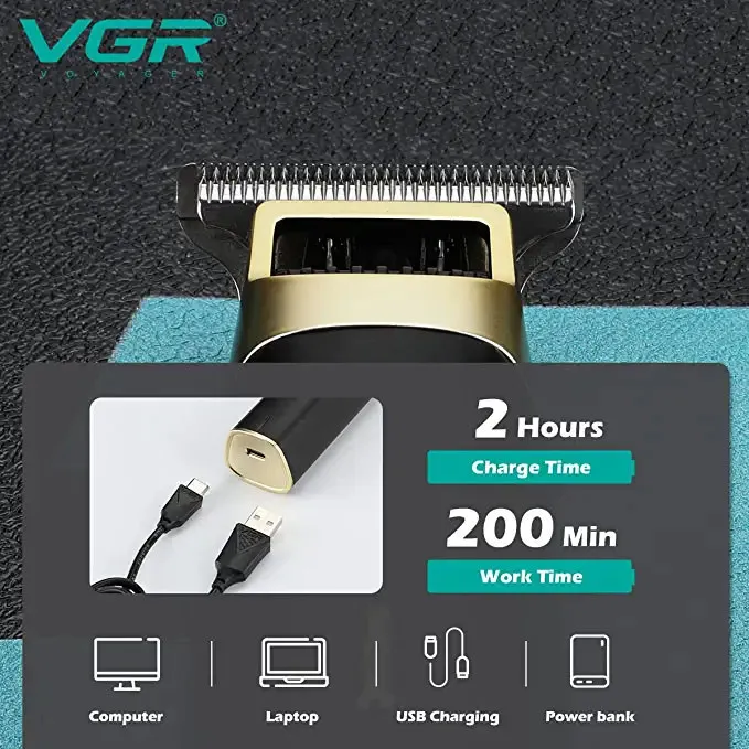 ماشین اصلاح موی سر و صورت وی جی ار مدل V-957 - تصویر 5
