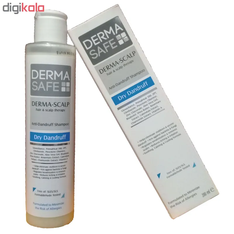 شامپو ضد شوره درما سیف مدل Dry Dandruff حجم 200 میلی لیتر - تصویر 2