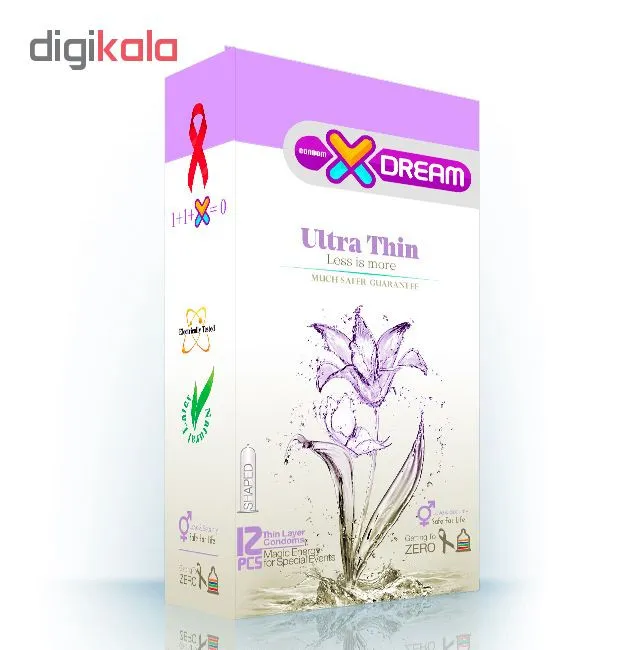 کاندوم ایکس دریم مدل بسیار نازک بسته 12 عددی به همراه کاندوم تاخیری کدکس مدل Double Delay بسته 10 - تصویر 6