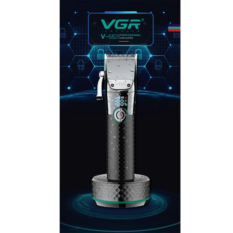 ماشین اصلاح موی سر و صورت وی جی ار مدل V-682 - تصویر 2