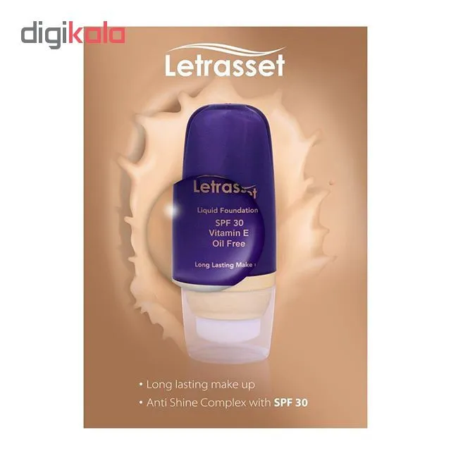 کرم پودر لتراست مدل Liquid Foundation شماره 2 حجم 35 میلی لیتر - تصویر 5