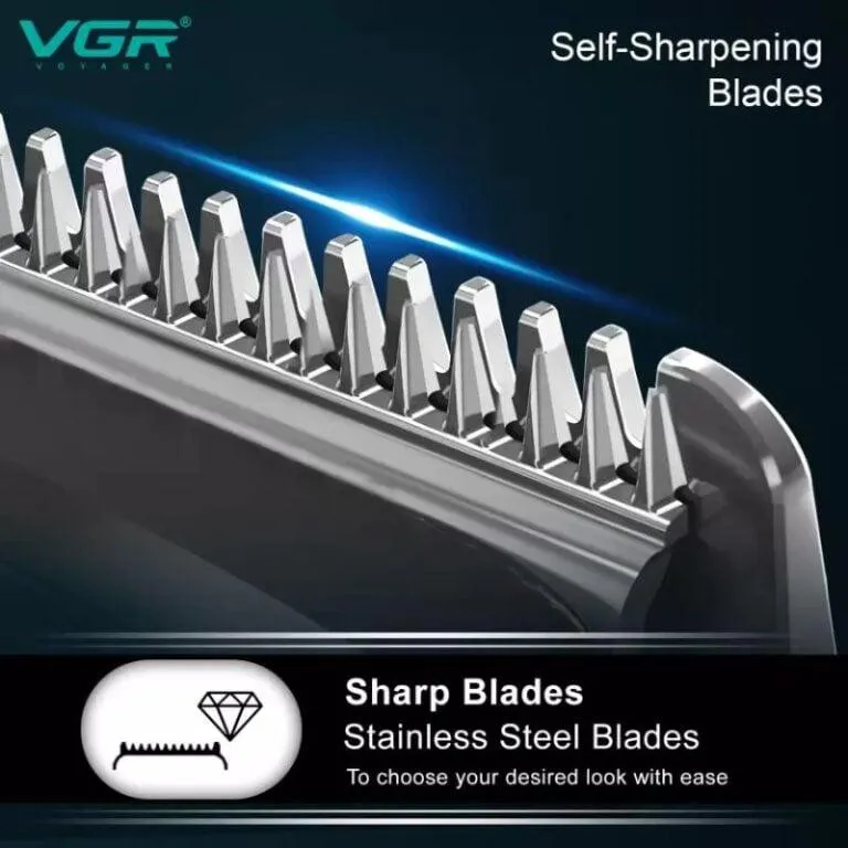 ست ماشین اصلاح موی صورت و بدن وی جی ار مدل V-107 - تصویر 3