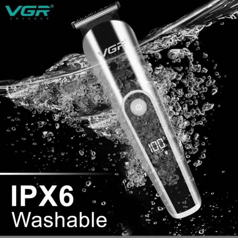 ست ماشین اصلاح موی صورت و بدن وی جی ار مدل V-107 - تصویر 5