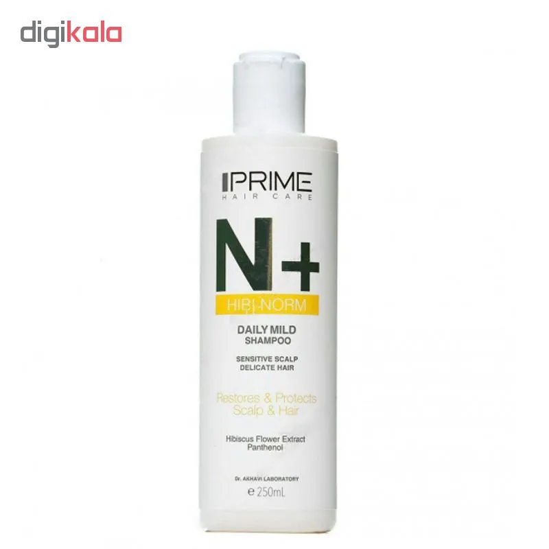 شامپو روزانه پرایم مدل N+ Hibi Norm مناسب پوست سر حساس و موهای نازک حجم 250 میلی لیتر950645 - تصویر 2