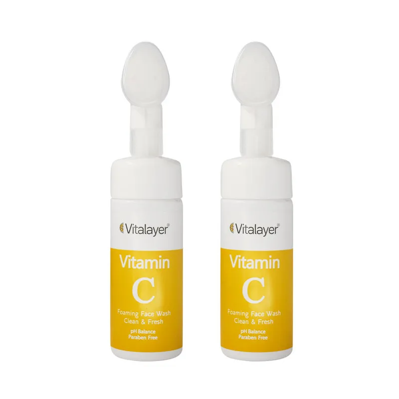 فوم شستشو صورت ویتالیر مدل VITAMIN C حجم 150 میلی لیتر مجموعه 2 عددی - تصویر 2