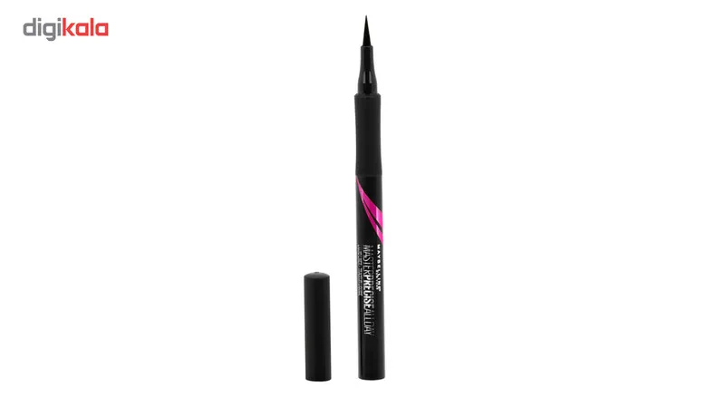 خط چشم مایع میبلین سری Hyper Precise مدل Black حجم 1 میلی لیتر - تصویر 2