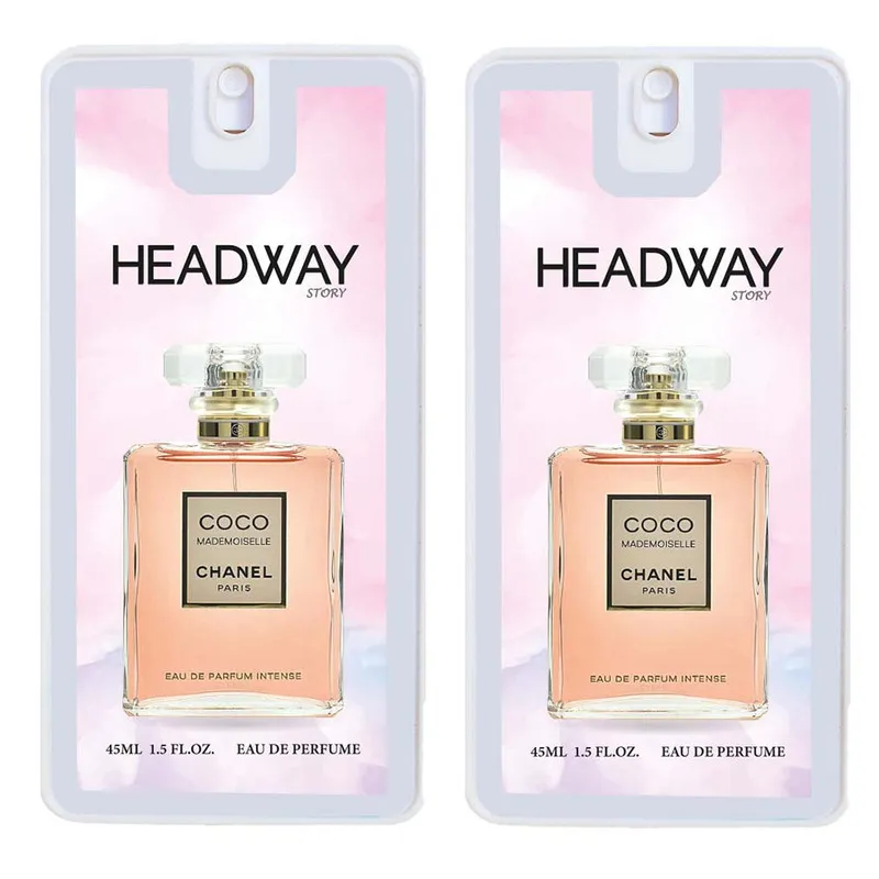 عطر جیبی زنانه هدوی مدل کوکو شنل حجم 45 میلی لیتر مجموعه 2 عددی