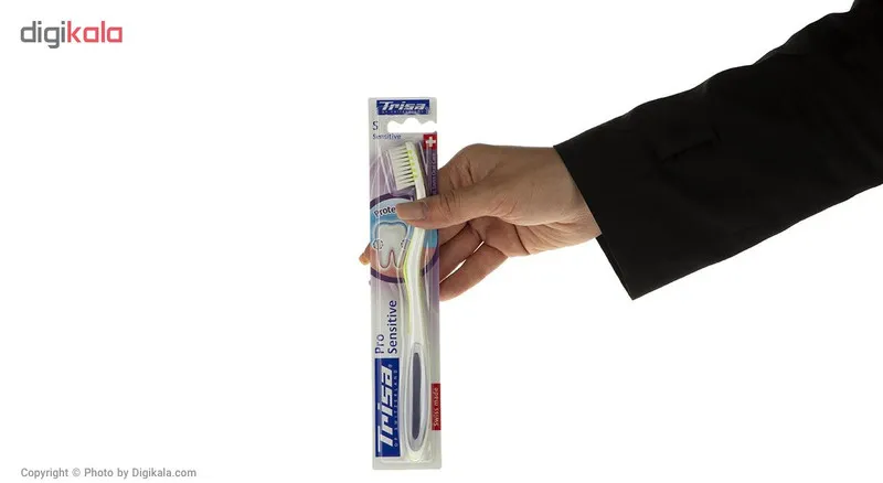 مسواک تریزا مدل Pro Sensitive با برس بسیار نرم - تصویر 4