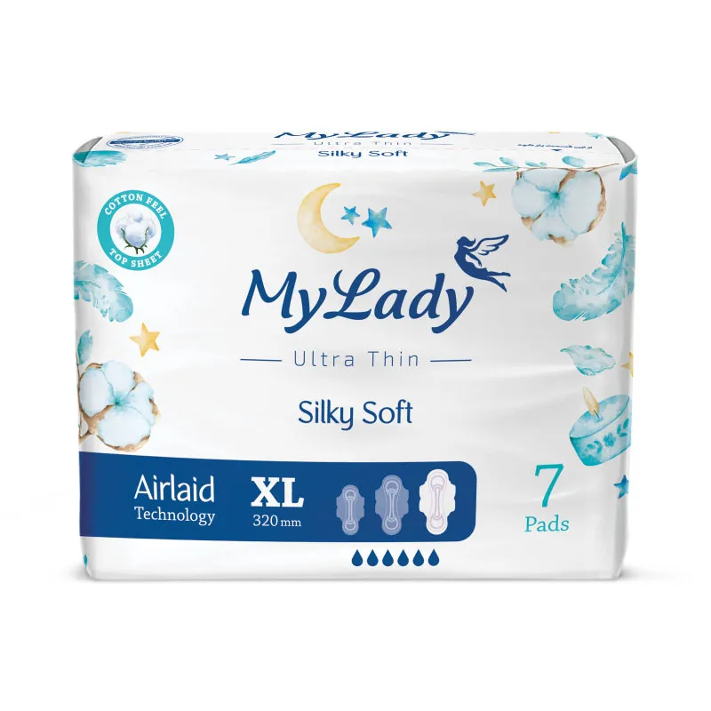 نوار بهداشتی مای لیدی مدل Silky سایز خیلی بزرگ مجموعه 36 عددی - تصویر 6