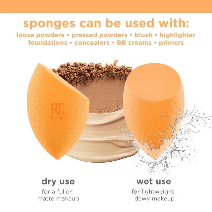 پد آرایشی ریل تکنیکس مدل Miracle Sponges مجموعه 6 عددی - تصویر 2