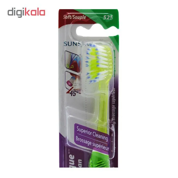 مسواک جی یو ام مدل Technique Deep Clean با سر کوچک - تصویر 2