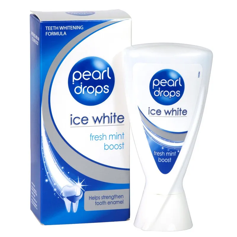 خمیر دندان سفید کننده پرل دراپس مدل ice white حجم 50 میلی لیتر