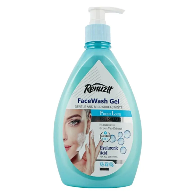 ژل شستشوی رینوزیت مدل hyaluronic acid حجم 500 میلی لیتر