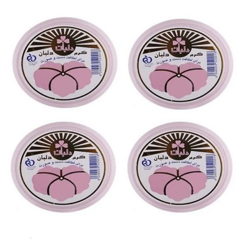کرم مرطوب کننده دلبان مدل موم زنبور عسل حجم 90 میلی لیتر مجموعه 4 عددی - تصویر 2