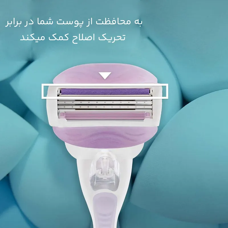 تیغ یدک ژیلت مدل venus Breeze comfortglide بسته 4 عددی - تصویر 4
