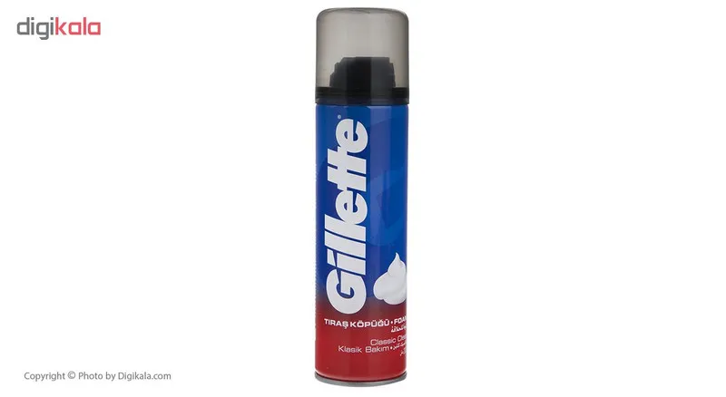 ست اصلاح ژیلت مدل Blue 3 مجموعه 6 عددی همراه با فوم اصلاح - تصویر 5