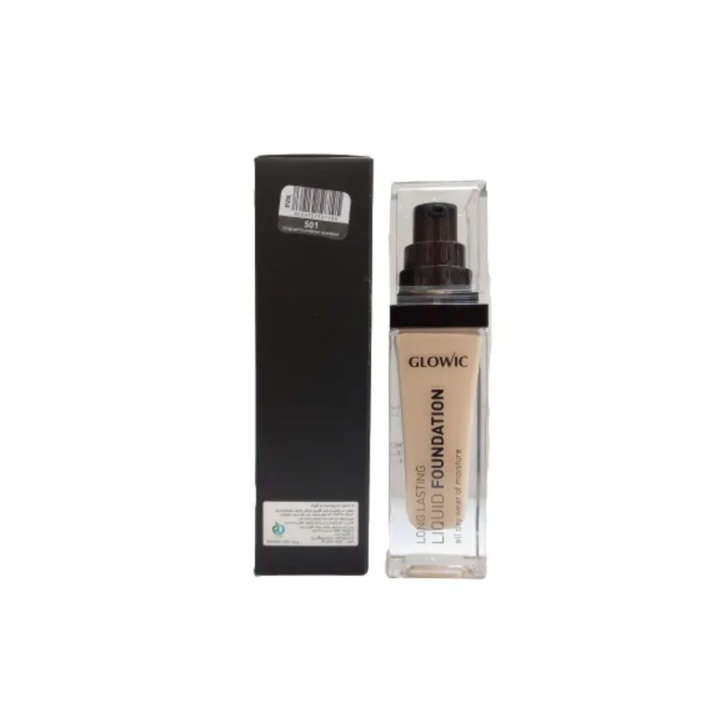 کرم پودر گلویک مدل Long Lasting شماره 501 حجم 40 میلی لیتر - تصویر 2