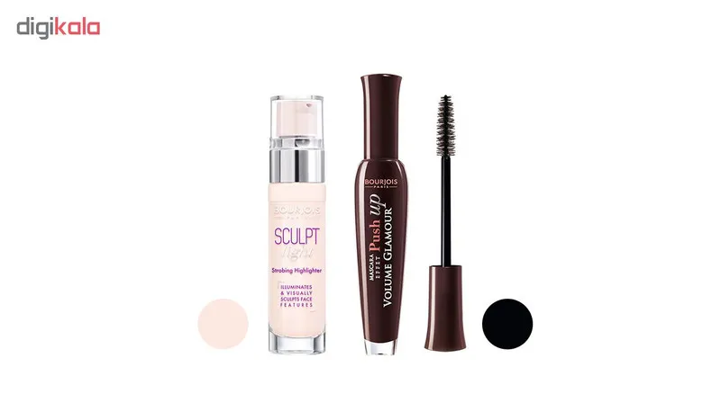 ریمل حجم دهنده بورژوا مدل Push up حجم 7 میلی لیتر به همراه هایلایتر بورژوا مدل Sculpt حجم 15 میلی لیتر - تصویر 2