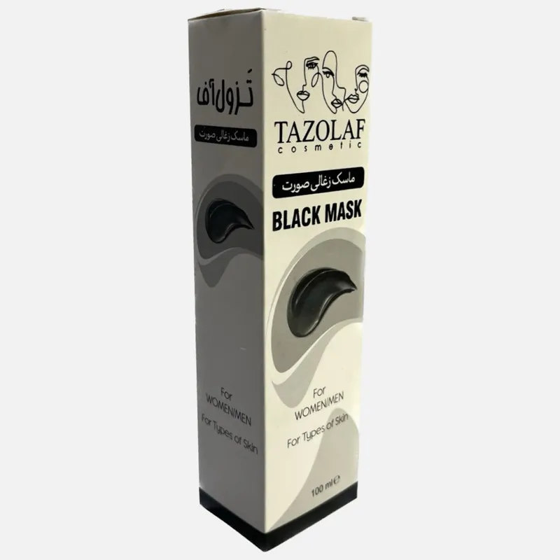 ماسک صورت تازول مدل زغال حجم 100 میلی لیتر - تصویر 2