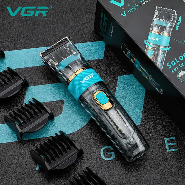 ماشین اصلاح موی سر و صورت شارژی وی جی ار مدل V-695 - تصویر 4