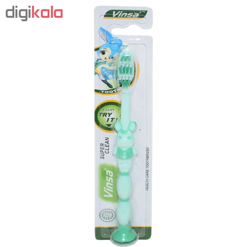 مسواک کودک وینسا مدل D-401 با برس متوسط - تصویر 3