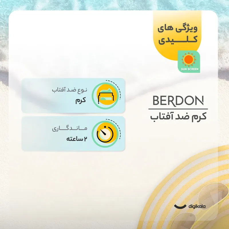 کرم ضدآفتاب بردون مدل SPF50، مناسب پوستهای چرب و آکنه ای، حجم 50 میلیلیتر - تصویر 3