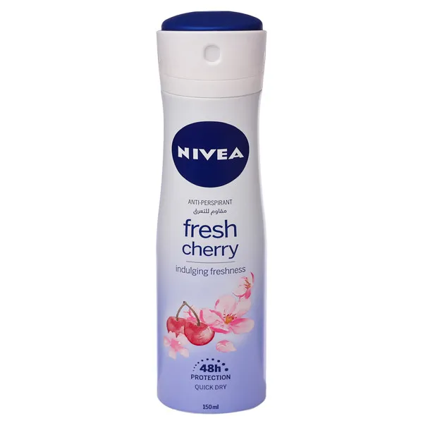 اسپری ضد تعریق زنانه نیوآ مدل Cherry Fresh حجم 150 میلی لیتر
