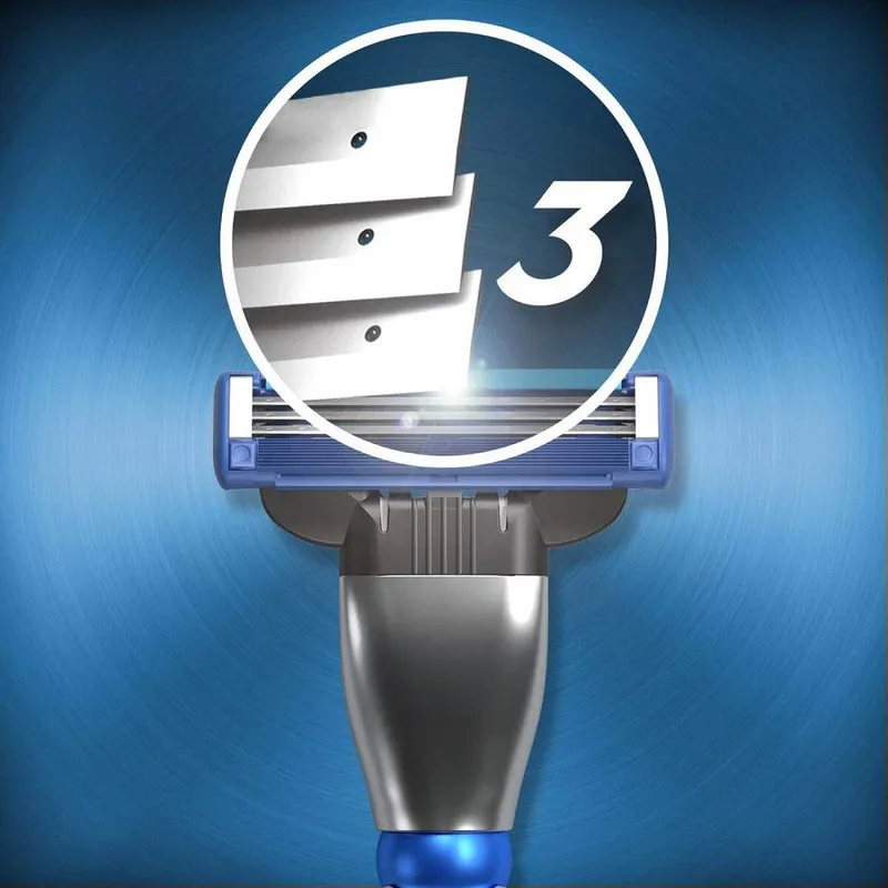 تیغ یدک ژیلت مدل Mach 3 Turbo بسته 4 عددی  - تصویر 3