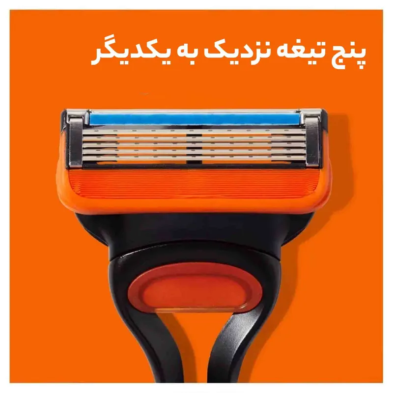 تیغ یدک ژیلت مدل Fusion 5 بسته 4 عددی - تصویر 3