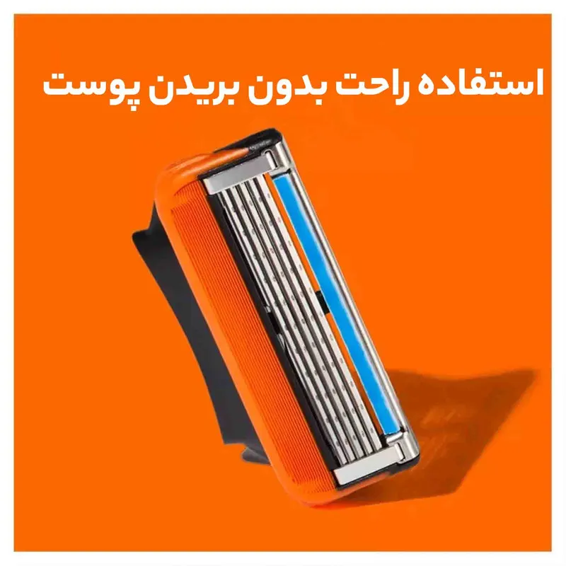 تیغ یدک ژیلت مدل Fusion 5 بسته 4 عددی - تصویر 4