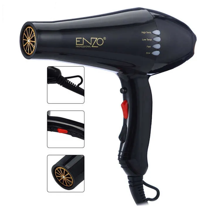 سشوار حرفه ای انزو پروفیشینال مدل En-8860b - تصویر 2