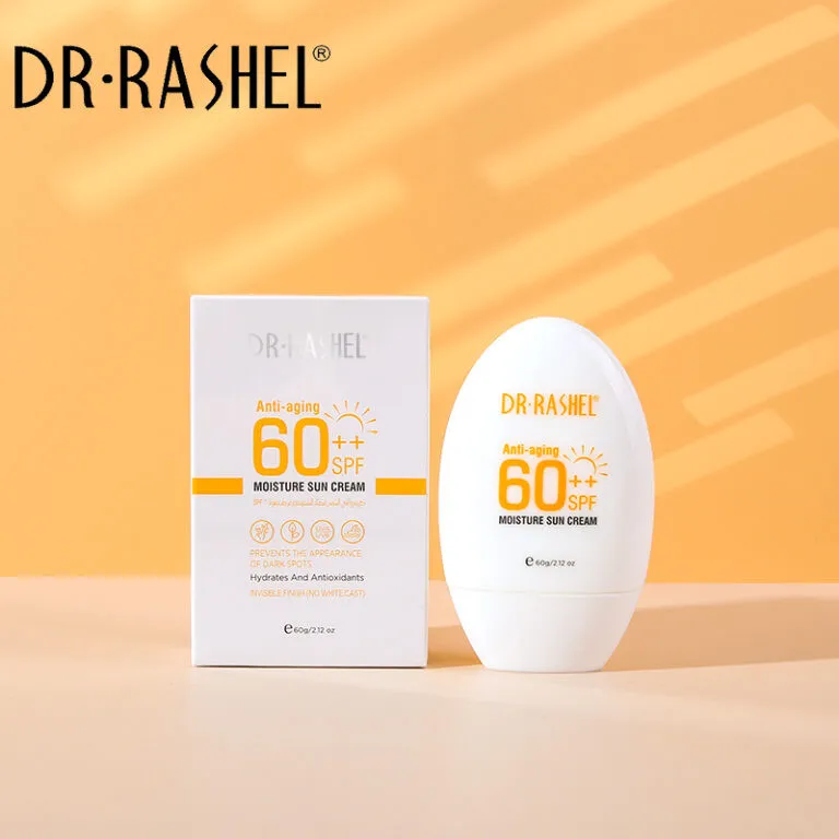کرم ضد آفتاب بدون رنگ دکتر راشل SPF60 مدل 001 محافظ UVA ،UVB، ضد آب، مناسب انواع پوست حجم 60 میلی‌لیتر - تصویر 3