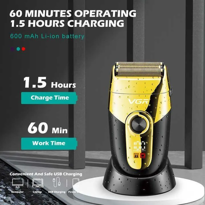ماشین اصلاح موی صورت وی جی ار مدل V-383 - تصویر 6